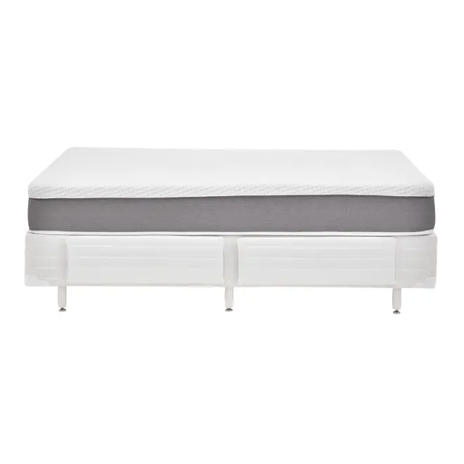 CAMA BOX CASAL 138 C/GAV TATOU MACIO/MAX - CINZA/BRANCO - Foto 1