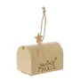 PINGENTE MAILBOX VILAREJO NOEL - CREAM/OURO - Foto 1