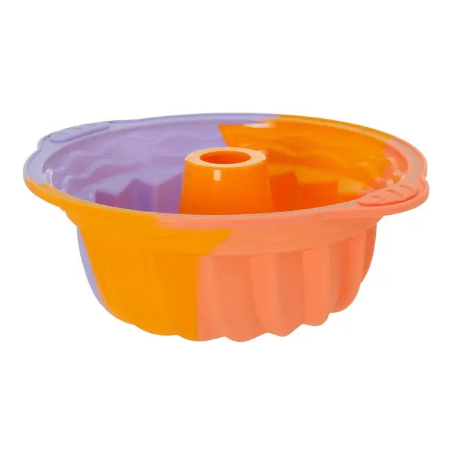 FÔRMA REDONDA COM FURO 28 CM NAPOLITANO - MULTICOR - Foto 3
