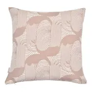CAPA PARA ALMOFADA 45 CM X 45 CM SINUOUS - AREIA/CREAM - Foto 1