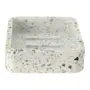 SABONETEIRA TERRAZZO FUSION - BRANCO/ESTANHO - Foto 3