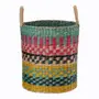 CESTO 35 CM X 24 CM X 24 CM BOLGATANGA - NOZ MOSCADA/MULTICOR - Foto 1