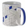 CANECA 300 ML MAZE - BRANCO/AZUL COBALTO - Foto 4