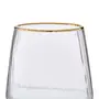 COPO ON THE ROCKS 330 ML RUTILO DOURADO - INCOLOR/DOURADO - Foto 2