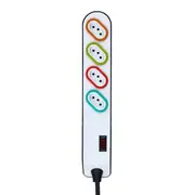 FILTRO DE LINHA 127/220V SPIN - BRANCO/MULTICOR - Foto 1