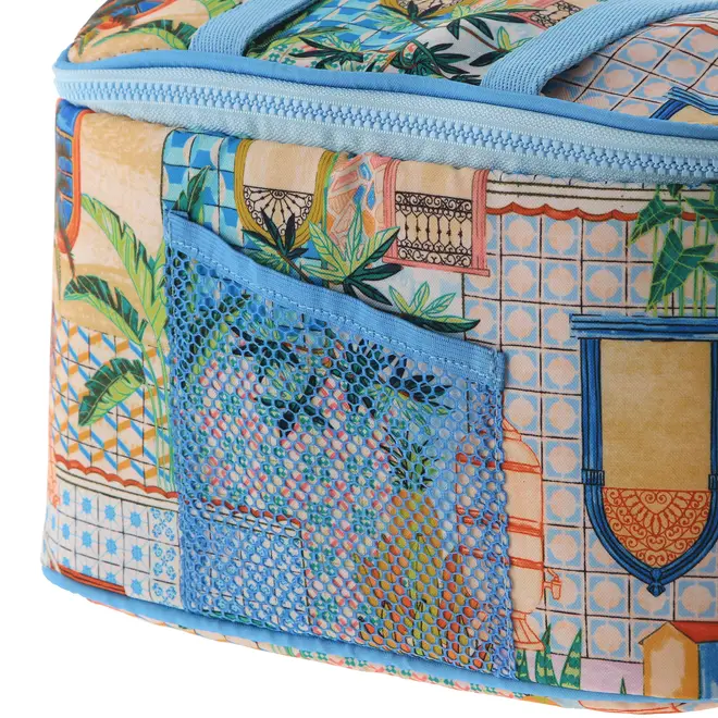 BOLSA TÉRMICA SAUDADE TROPICAL - AZUL/MULTICOR - Foto 8