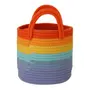 CESTO PARA BRINQUEDOS JOYFUL 20 CM - CORES CALEIDOCOLOR - Foto 1
