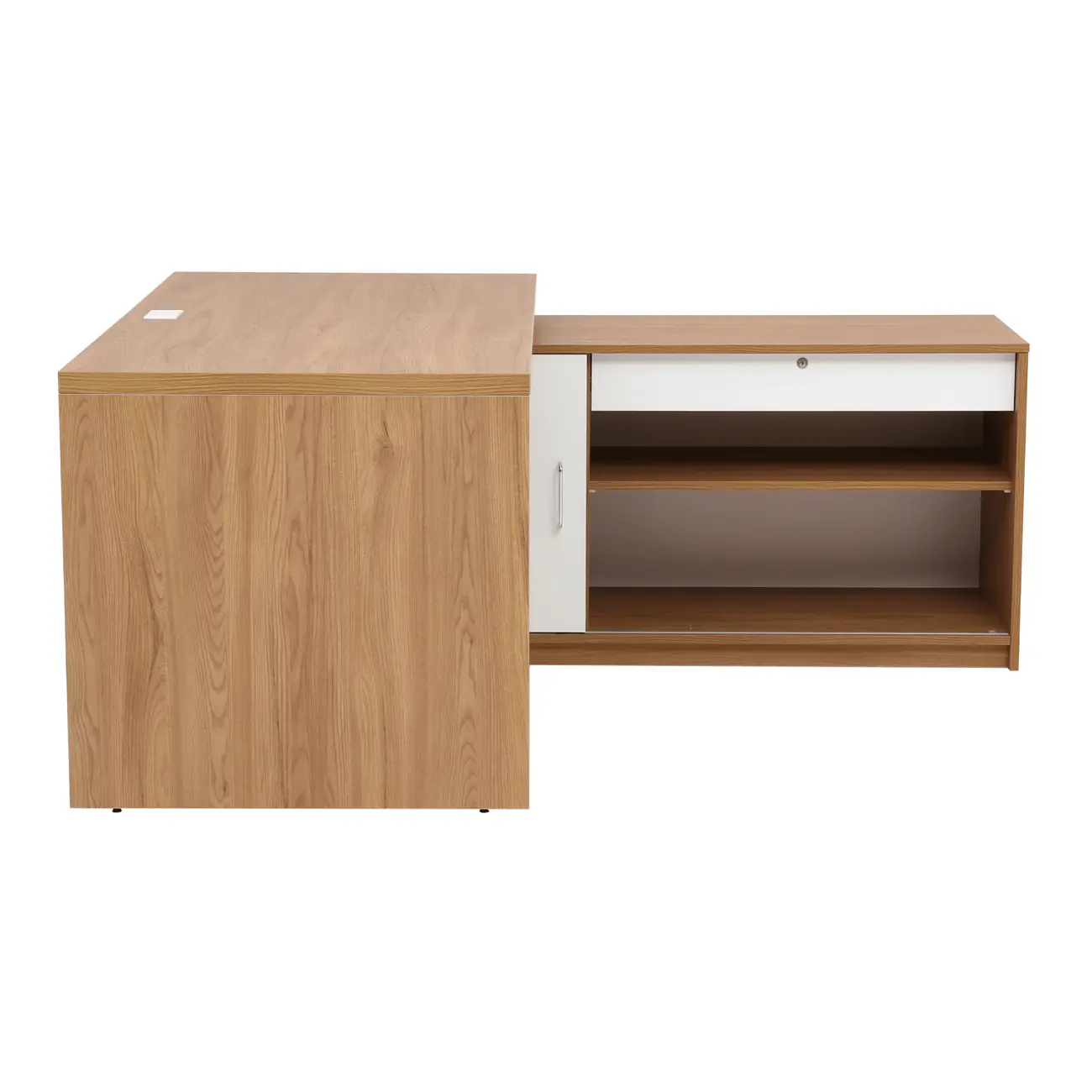MESA COM BALCÃO 1 PORTA DE CORRER 1,80 M X 1,87 M BOSS - OAK TAMMI/BRANCO - Foto 3