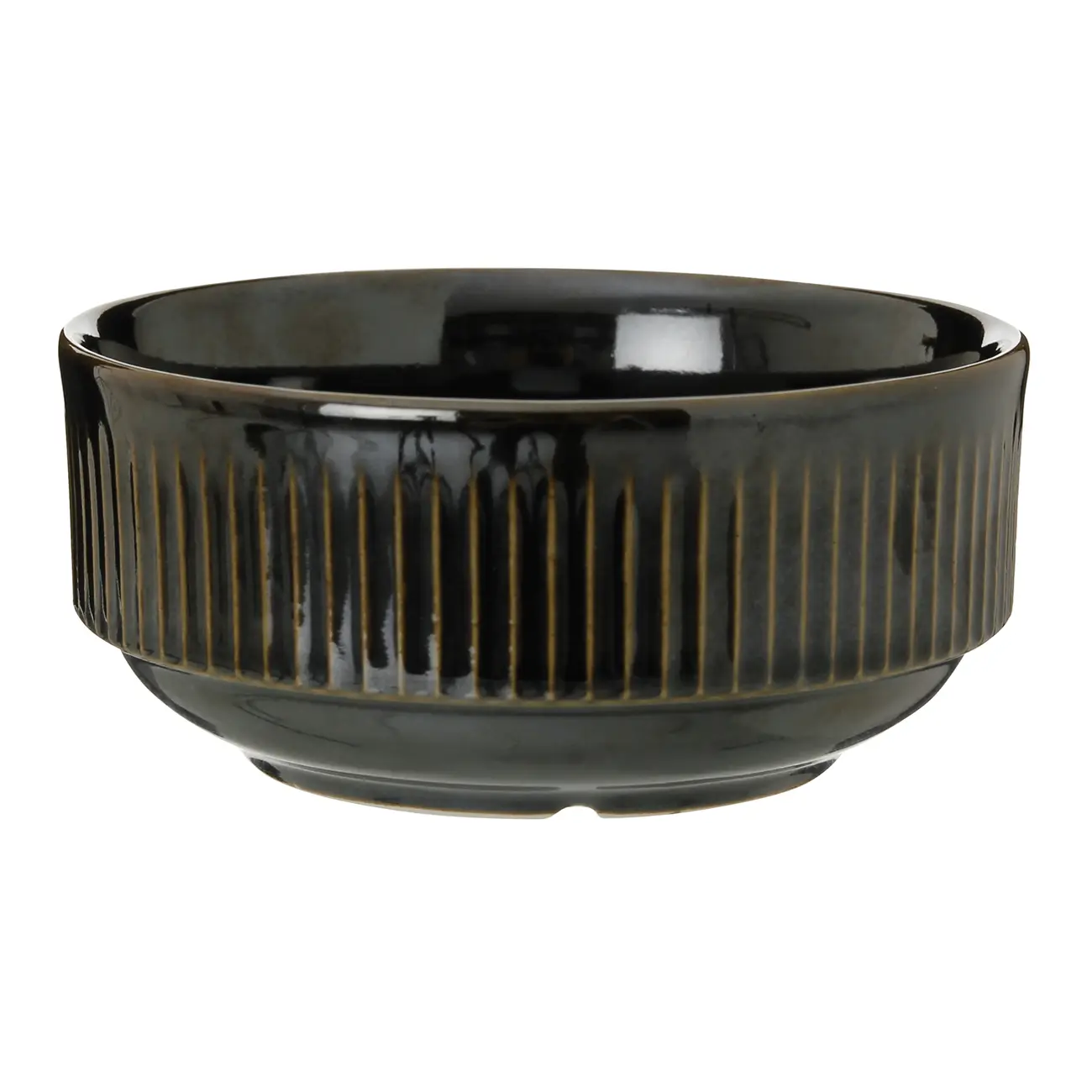 TIGELA 12 CM STAL - PRETO/CAQUI - Foto 1