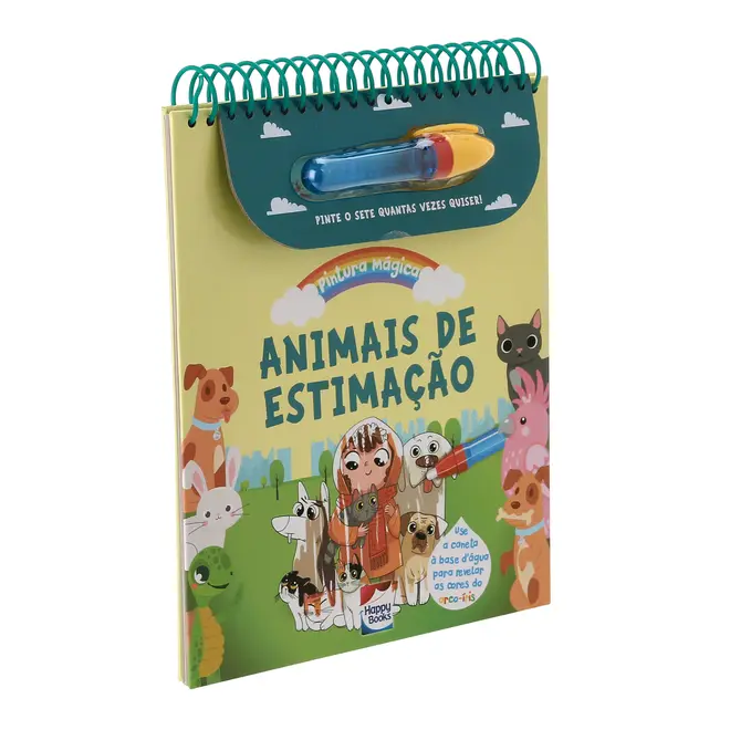 PINTURA MÁGICA: ANIMAIS DE ESTIMAÇÃO LIVRO INFANTIL - MULTICOR - Foto 3