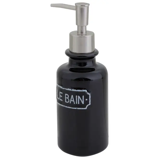 PORTA-SABONETE LÍQUIDO LE BAIN - PRETO/BRANCO - Foto 2