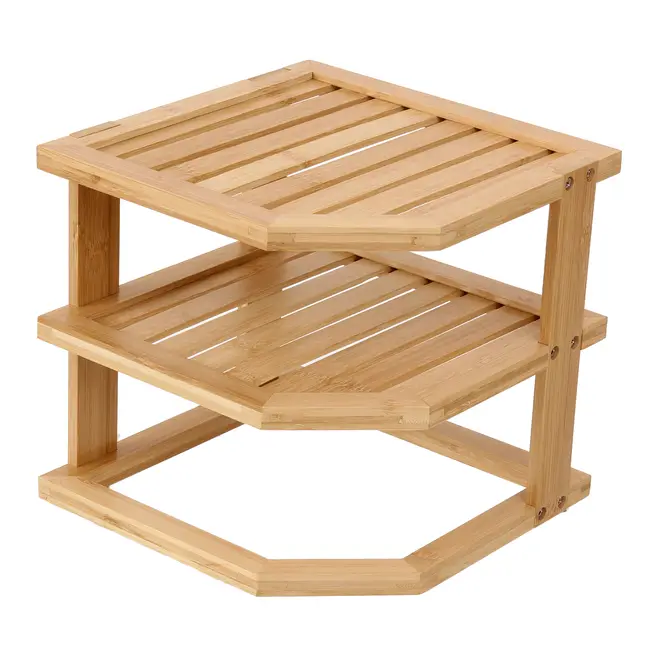 ORGANIZADOR DE PRATOS VERTICAL BAMBOO - BAMBU - Foto 7