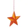 PINGENTE ESTRELA 8 CM COLORFUN XMAS - SORBET DE MANGA/VERMELHO - Foto 3