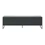 RACK 2 PORTAS DE CORRER/2 GAVETAS 1,80 M X 45 CM STREET - KONKRET/INCOLOR - Foto 11