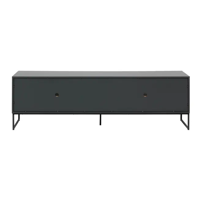 RACK 2 PORTAS DE CORRER/2 GAVETAS 1,80 M X 45 CM STREET - KONKRET/INCOLOR - Foto 11