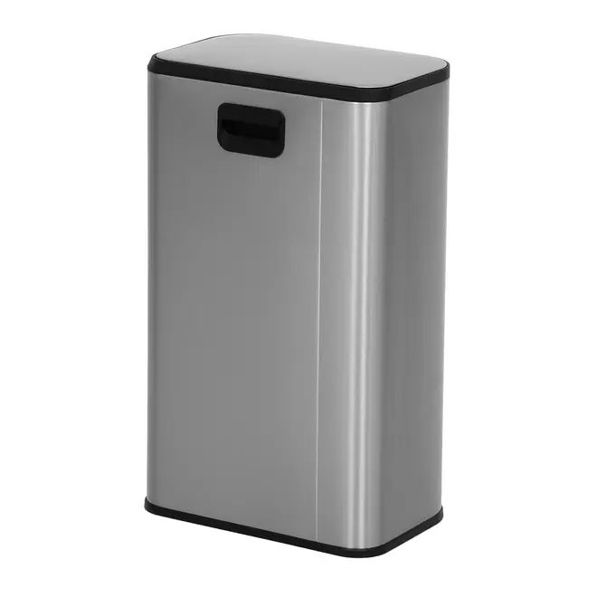 LIXEIRA COM PEDAL 30 L LEXING - INOX/PRETO - Foto 6