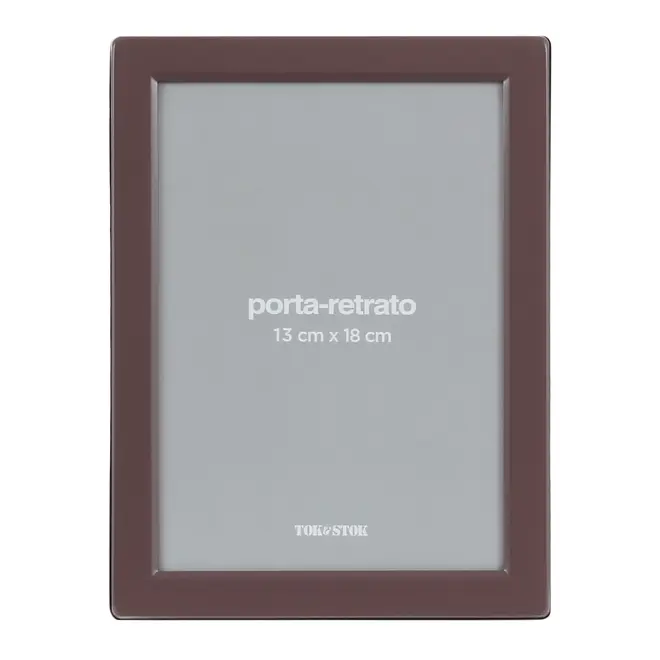 SLENDER PORTA-RETRATO 13 CM X 18 CM - RUBY MOCHA - Foto 1