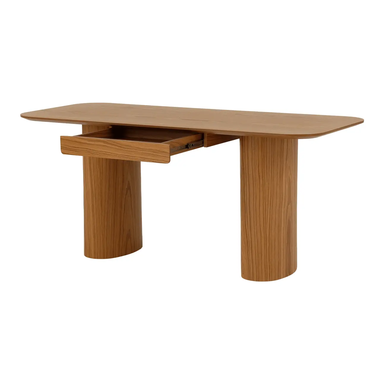 MESA DE ESCRITÓRIO 1 GAVETA 1,70 M X 72 CM ALLURE - FREIJÓ/FREIJÓ - Foto 3