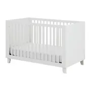 BERÇO 70 CM 2 EM 1 - BERÇO/MINICAMA MON DIEU - BRANCO - Foto 4