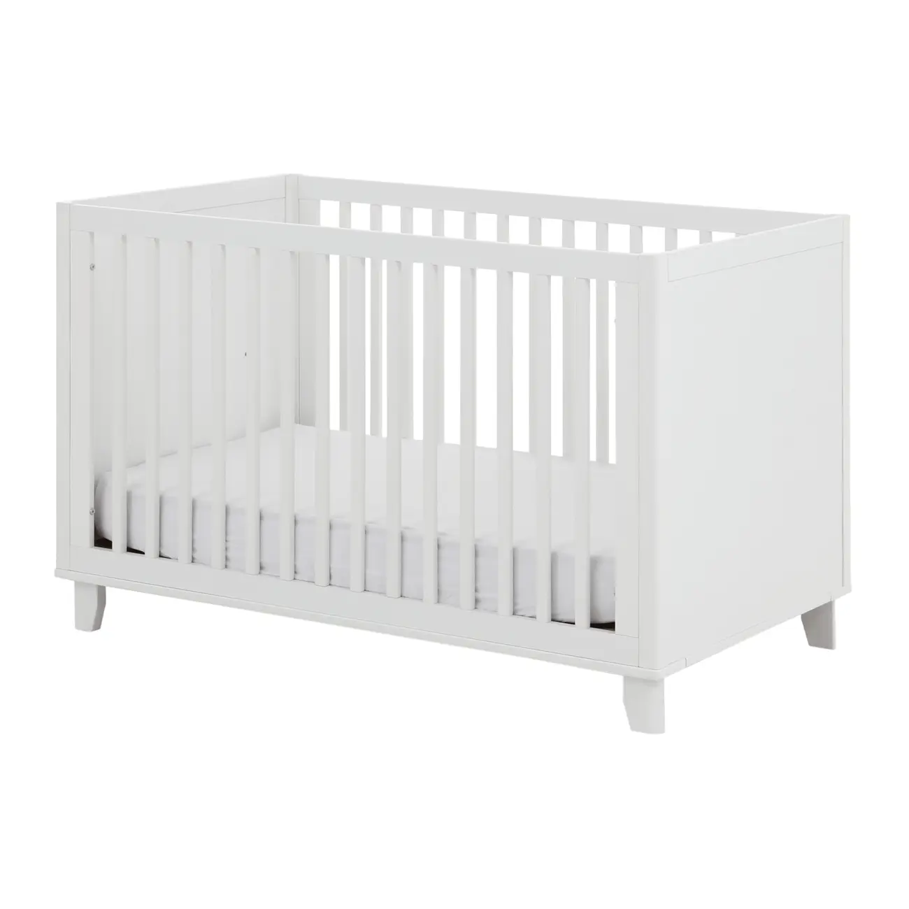 BERÇO 70 CM 2 EM 1 - BERÇO/MINICAMA MON DIEU - BRANCO - Foto 4