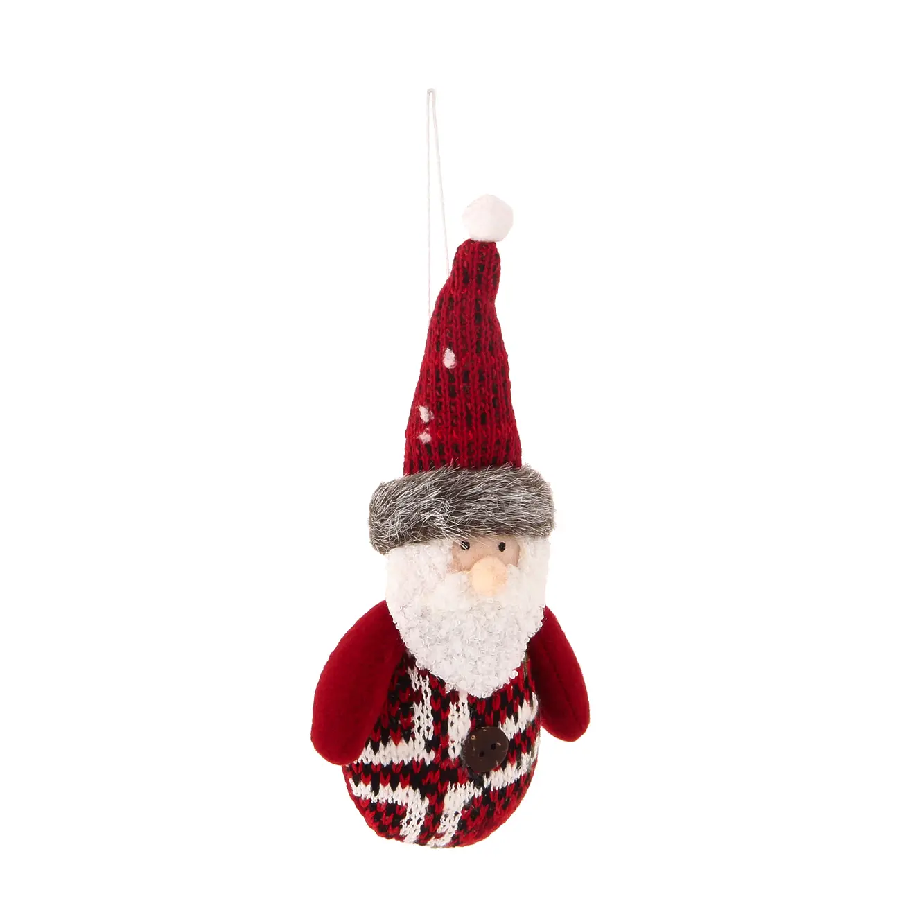 PINGENTE NOEL FOFO BORDAR, AMAR E CELEBRAR - VERMELHO/BRANCO - Foto 2