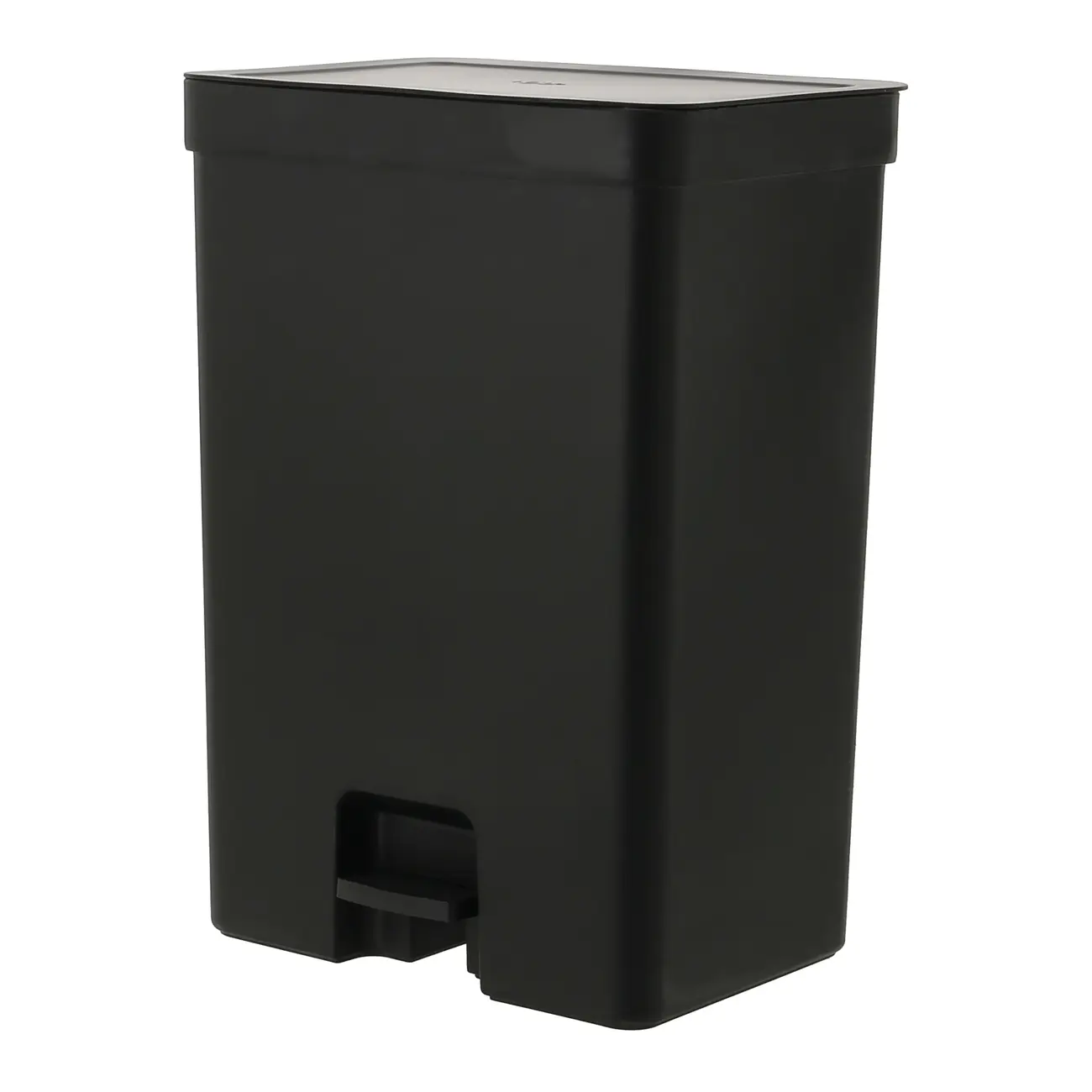 LIXEIRA DUPLA COM PEDAL 30 L TRIUM - PRETO/CINZA - Foto 2