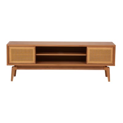 RACK 2 PORTAS DE CORRER 1,80 M X 40 CM COM PALHINHA ARES