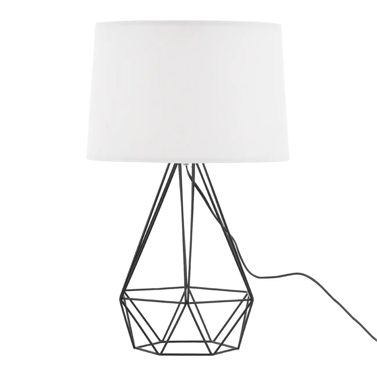 LUMINÁRIA MESA STRUCTURE  C/CUP K - PRETO/BRANCO - Foto 1