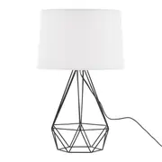LUMINÁRIA MESA STRUCTURE  C/CUP K - PRETO/BRANCO - Foto 1