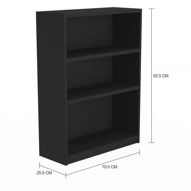 ESTANTE 70 CM X 92 CM COLLECTION - PRETO - Foto 17