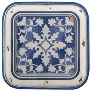 ADORNO DE PAREDE CASARÃO II - MULTICOR/AZUL - Foto 1