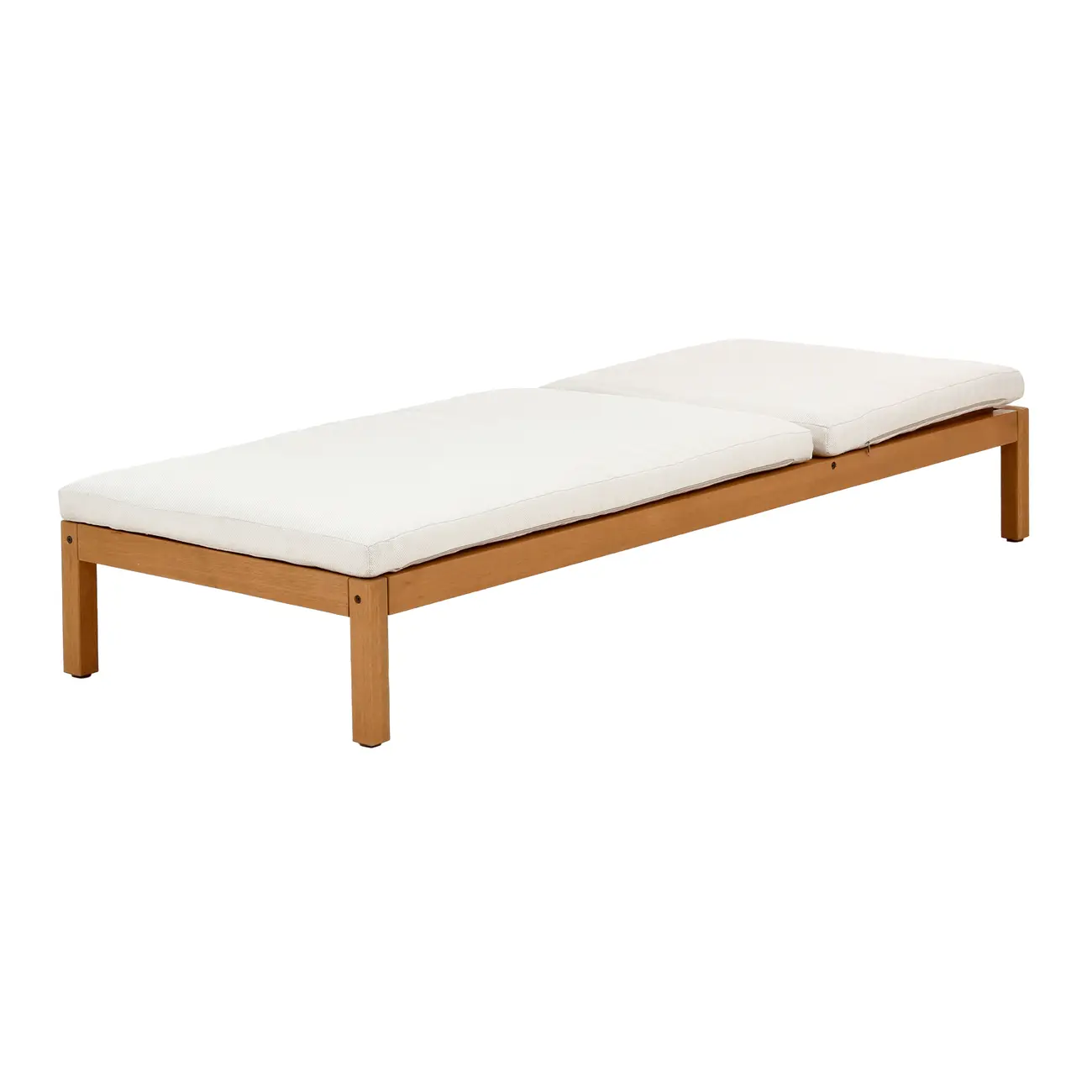 CHAISE LONGUE COM ALMOFADA PIPA - CASTANHA DE CAJU/NATURAL - Foto 4