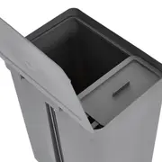 LIXEIRA COM PEDAL 46 L E CESTO INTERNO 4 L TRIUM - KONKRET - Foto 12