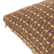 ALMOFADA 50 CM X 50 CM MONTANA - MARROM DE LEI/AMARELO HANBAR - Foto 3