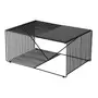 MESA DE CENTRO 83 CM X 57 CM TELMA - PRETO - Foto 3