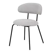 CADEIRA DISCUS - PRETO/CINZA - Foto 1