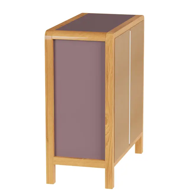 CÔMODA 4 GAVETAS 90 CM X 45 CM KANT - RUBY MOCHA/AMÊNDOA - Foto 23