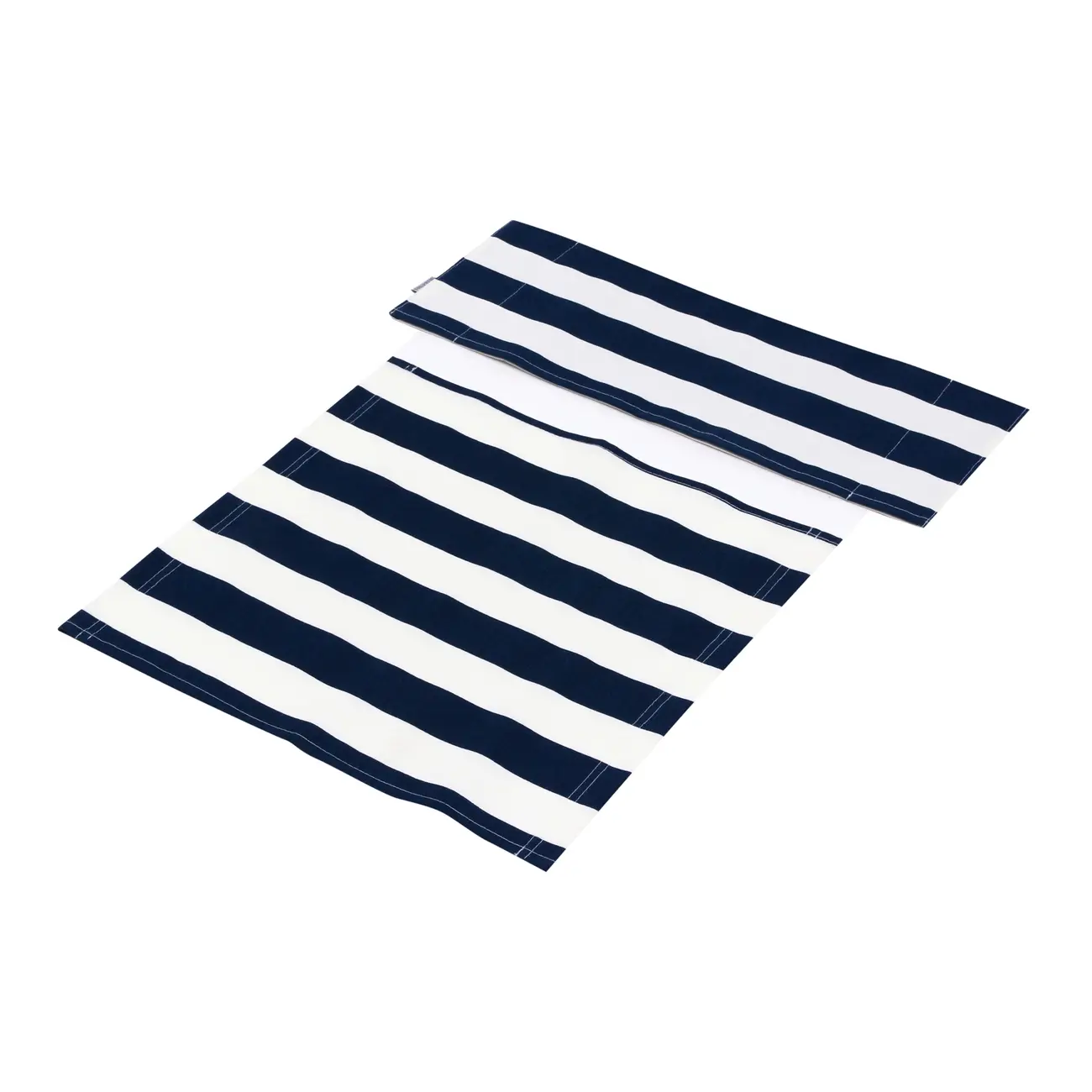 ASSENTO/ENCOSTO BLUESTRIPE PARA ESTRUTURA DE CADEIRA LEME - AZUL ESCURO/BRANCO - Foto 3