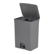 LIXEIRA COM PEDAL 46 L E CESTO INTERNO 4 L TRIUM - KONKRET - Foto 4