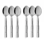 JOGO COLHER CAFÉ 6 PÇS TAQUARA STEEL WOOD - INOX - Foto 1