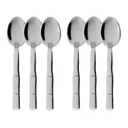 JOGO COLHER CAFÉ 6 PÇS TAQUARA STEEL WOOD - INOX - Foto 1
