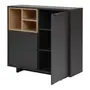 ARMÁRIO PARA ESCRITÓRIO MÉDIO 2 PORTAS ALETA - KONKRET/OAK TAMMI - Foto 7