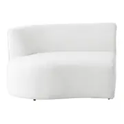 SOFÁ 4 LUGARES ESTENDIDO ESQUERDO ÔNDULO - BOUCLÉ BRANCO - Foto 3