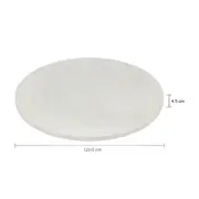 TAMPO DE MESA REDONDO 1,20 M ARAMIS BETON - KONKRET - Foto 2