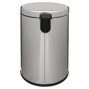 LIXEIRA COM PEDAL 20 L HOYT - INOX/PRETO - Foto 12