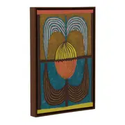 QUADRO 50 CM X 35 CM PAISAGISTA - PAU FERRO/MULTICOR - Foto 2
