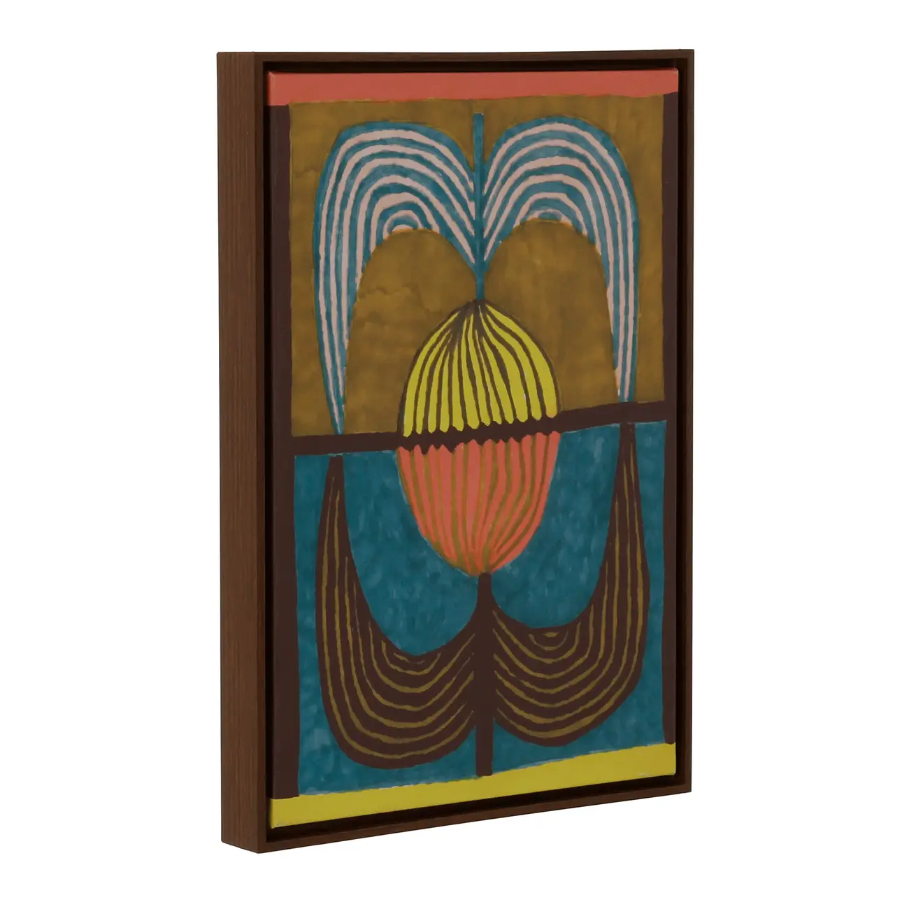 QUADRO 50 CM X 35 CM PAISAGISTA - PAU FERRO/MULTICOR - Foto 2