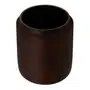 VASO DECORATIVO 20 CM BROMLEY - ENCERADO CASTANHO - Foto 3