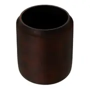VASO DECORATIVO 20 CM BROMLEY - ENCERADO CASTANHO - Foto 3