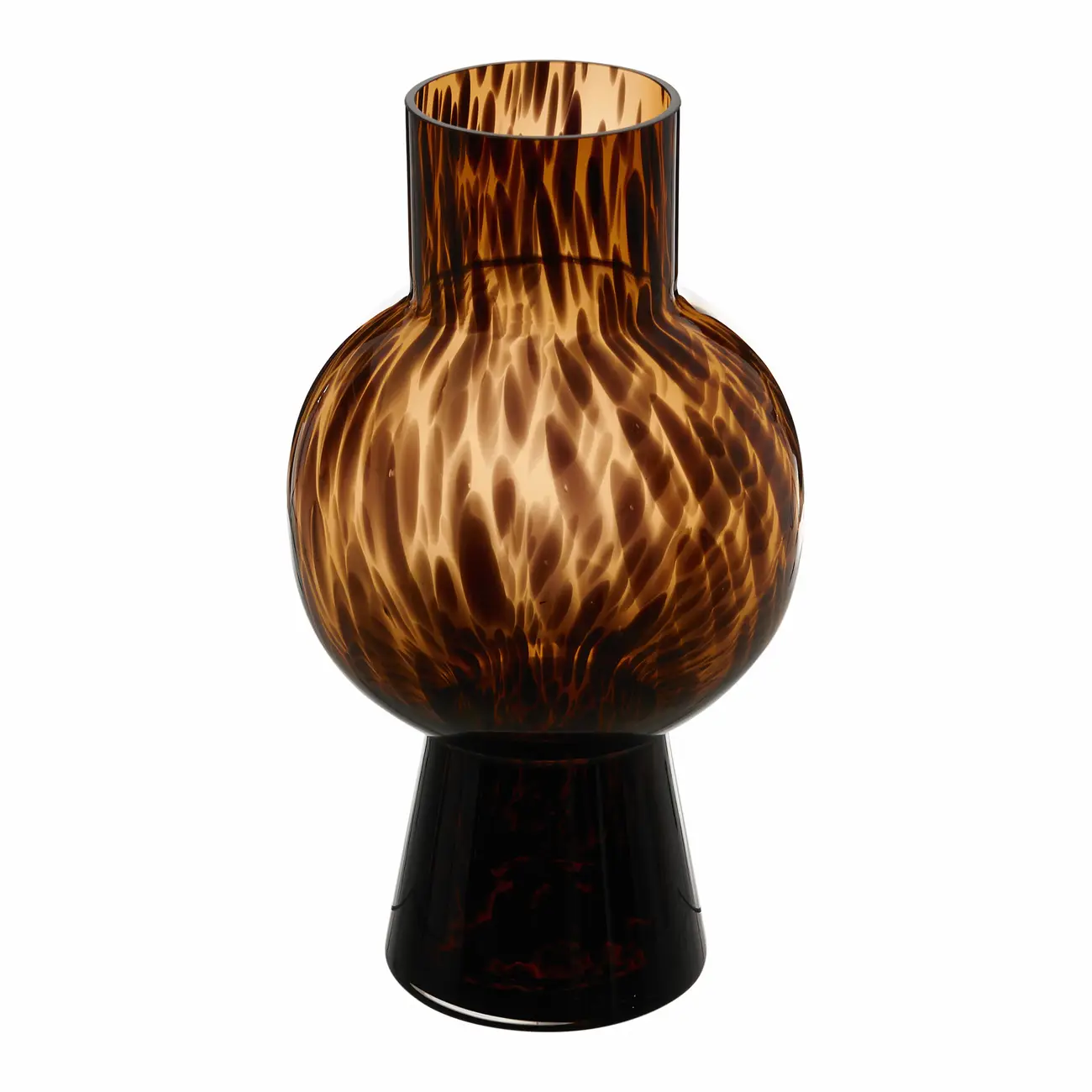 VASO 31 CM TORTOISE - AMARELO HANBAR/MARROM DE LEI - Foto 1